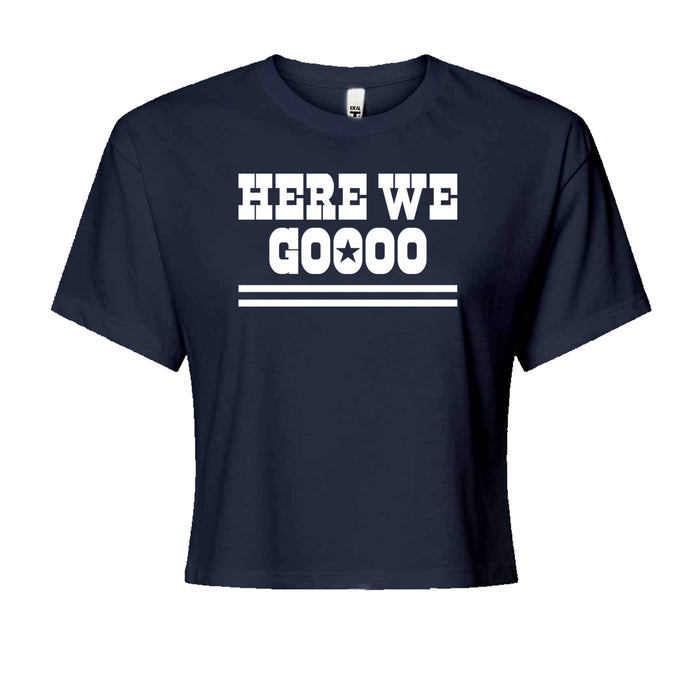 Here We Go Dem Boys Dallas Football Cropped T-Shirt