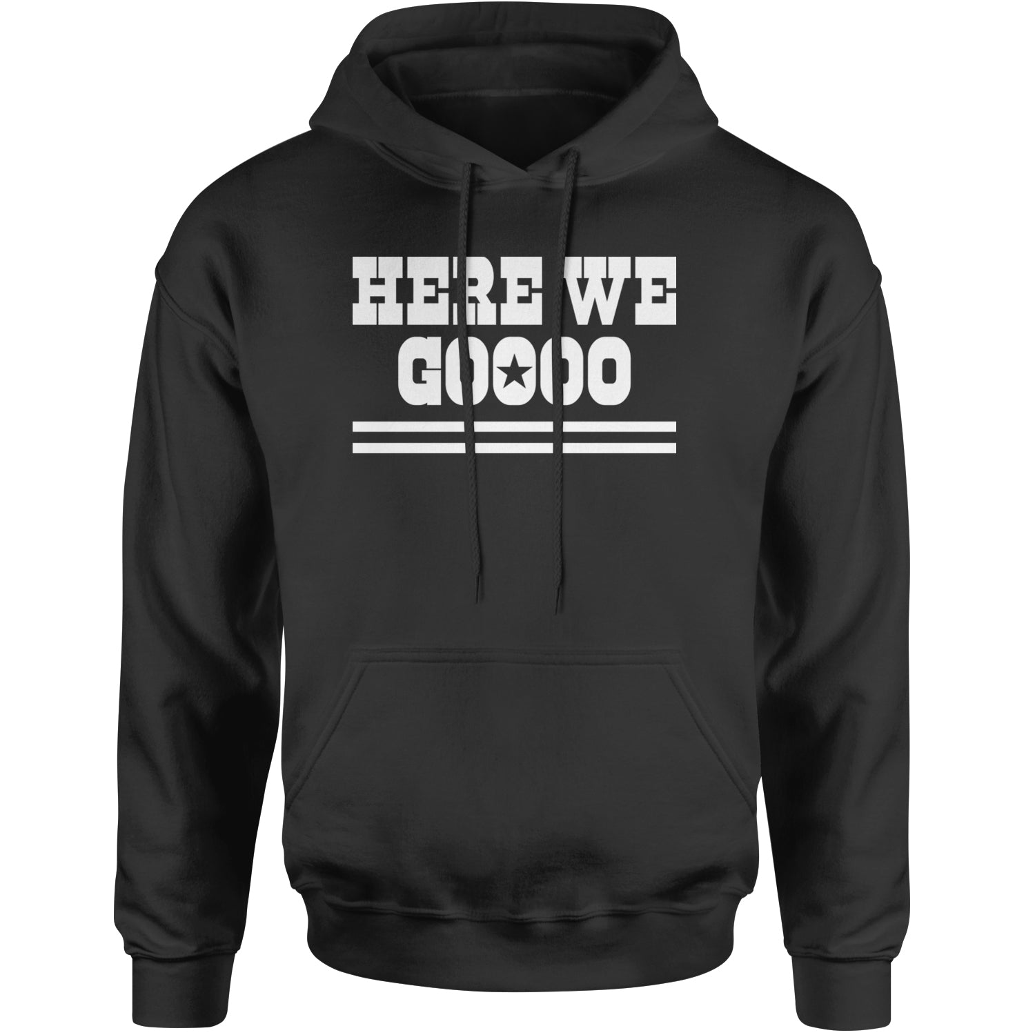 Here We Go Dem Boys Dallas Football Adult Hoodie Sweatshirt Navy Blue