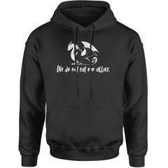 We Do Not Eat Our Allies Fourth Wing Basgiath Adult Hoodie Sweatshirt Black