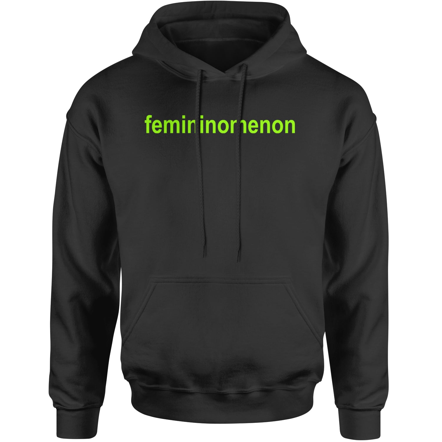 Femininomenon Female Empowerment Adult Hoodie Sweatshirt Black