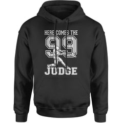 Here Comes The Judge 99 NY Baseball  Adult Hoodie Sweatshirt Black