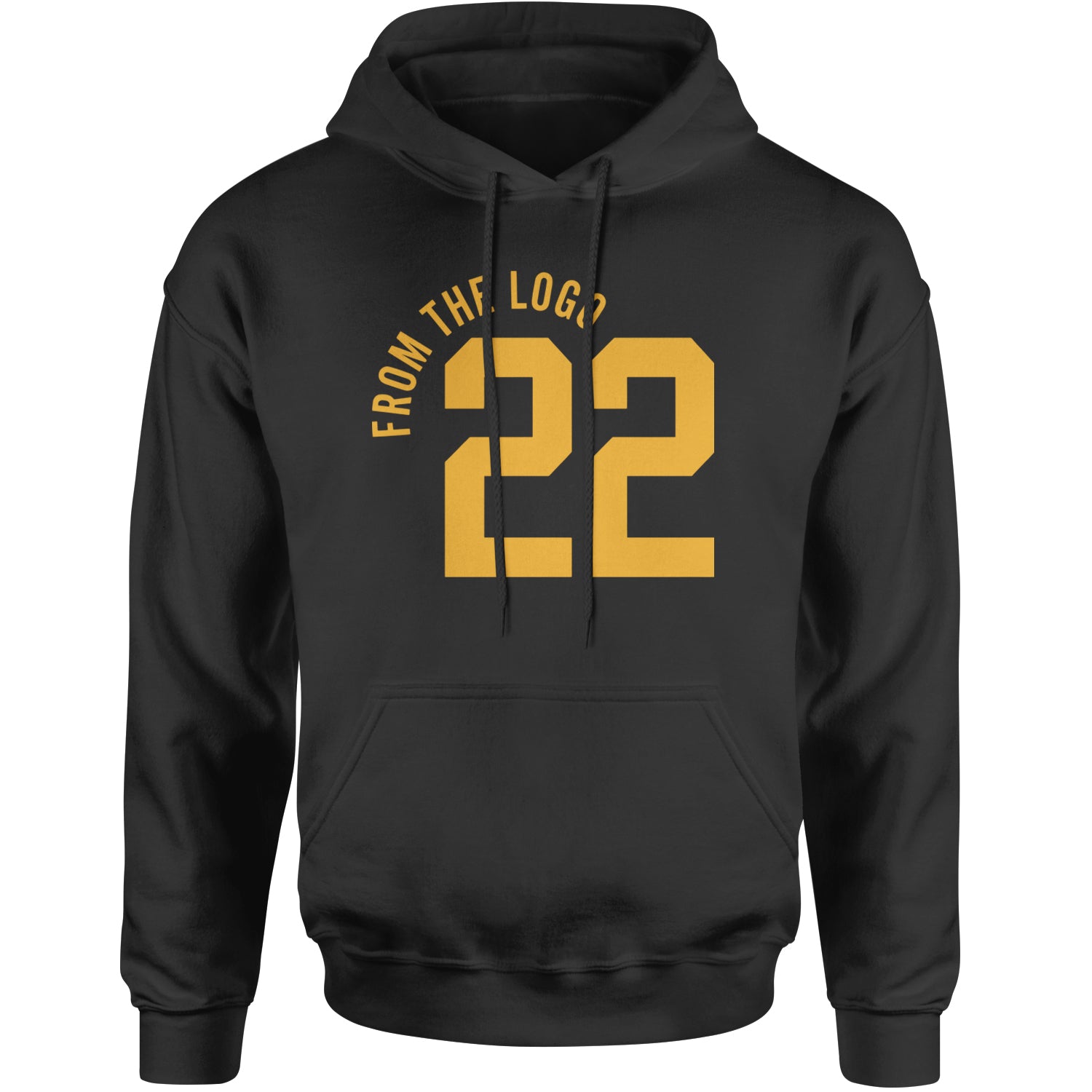 From The Logo #22 Basketball Adult Hoodie Sweatshirt Black