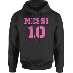 Messi World Soccer Futbol Messiami Adult Hoodie Sweatshirt Black