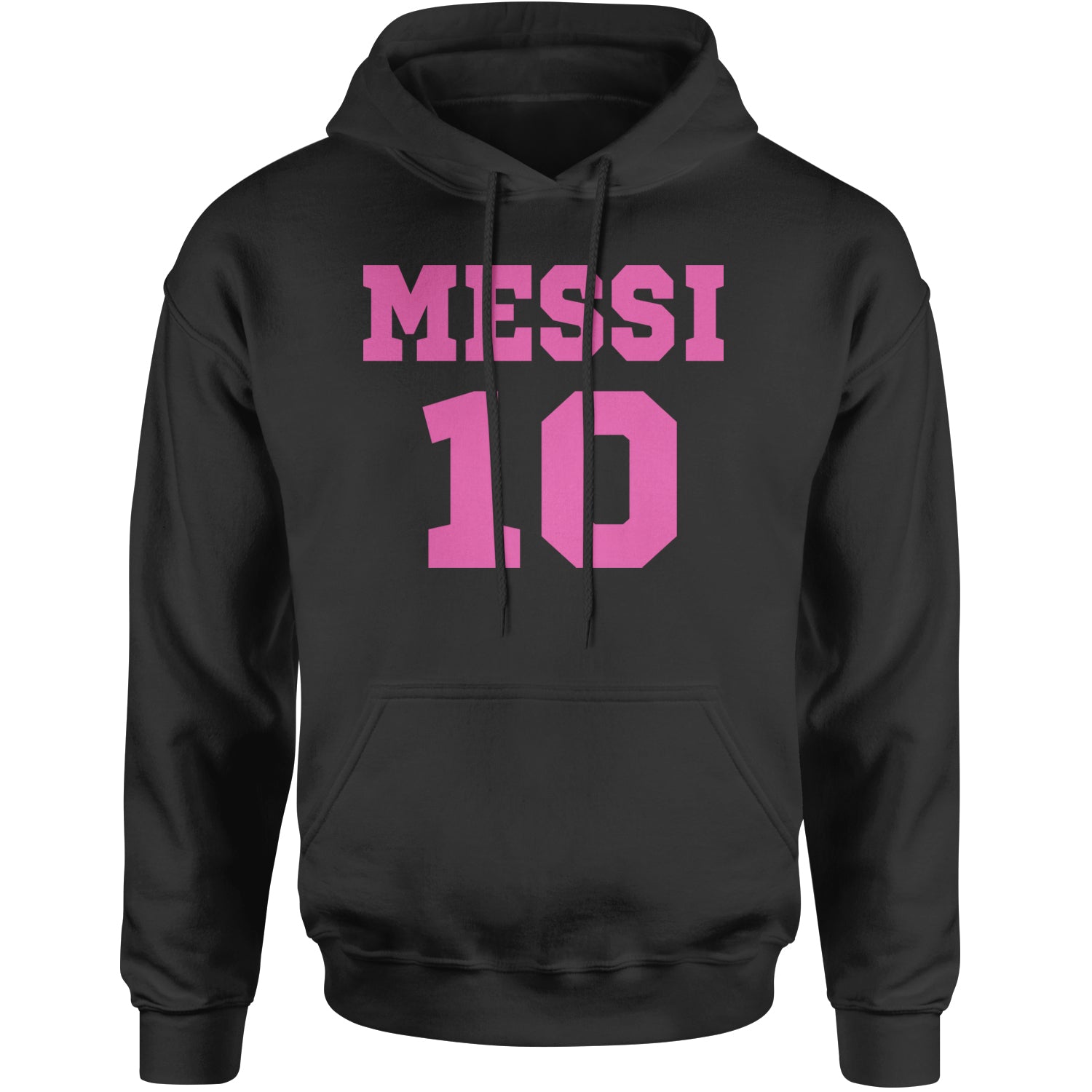 Messi World Soccer Futbol Messiami Adult Hoodie Sweatshirt Black