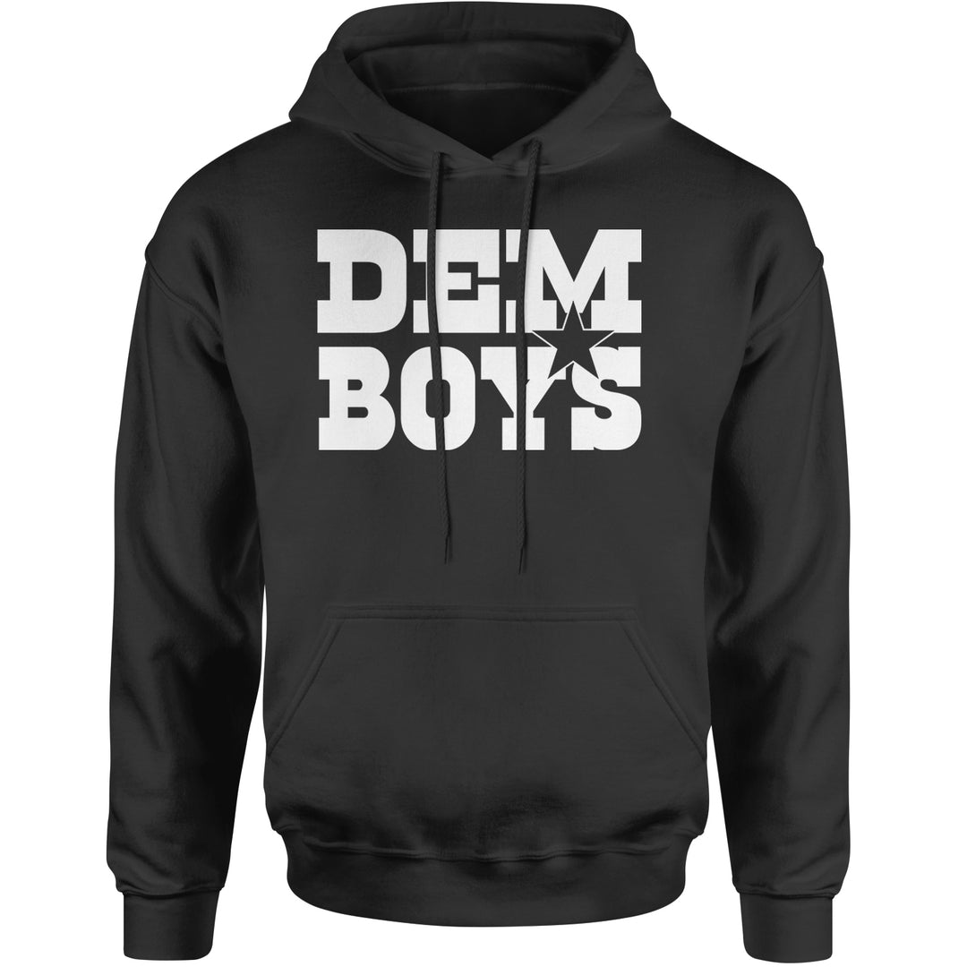 Dem Boys Dallas Football Adult Hoodie Sweatshirt Black