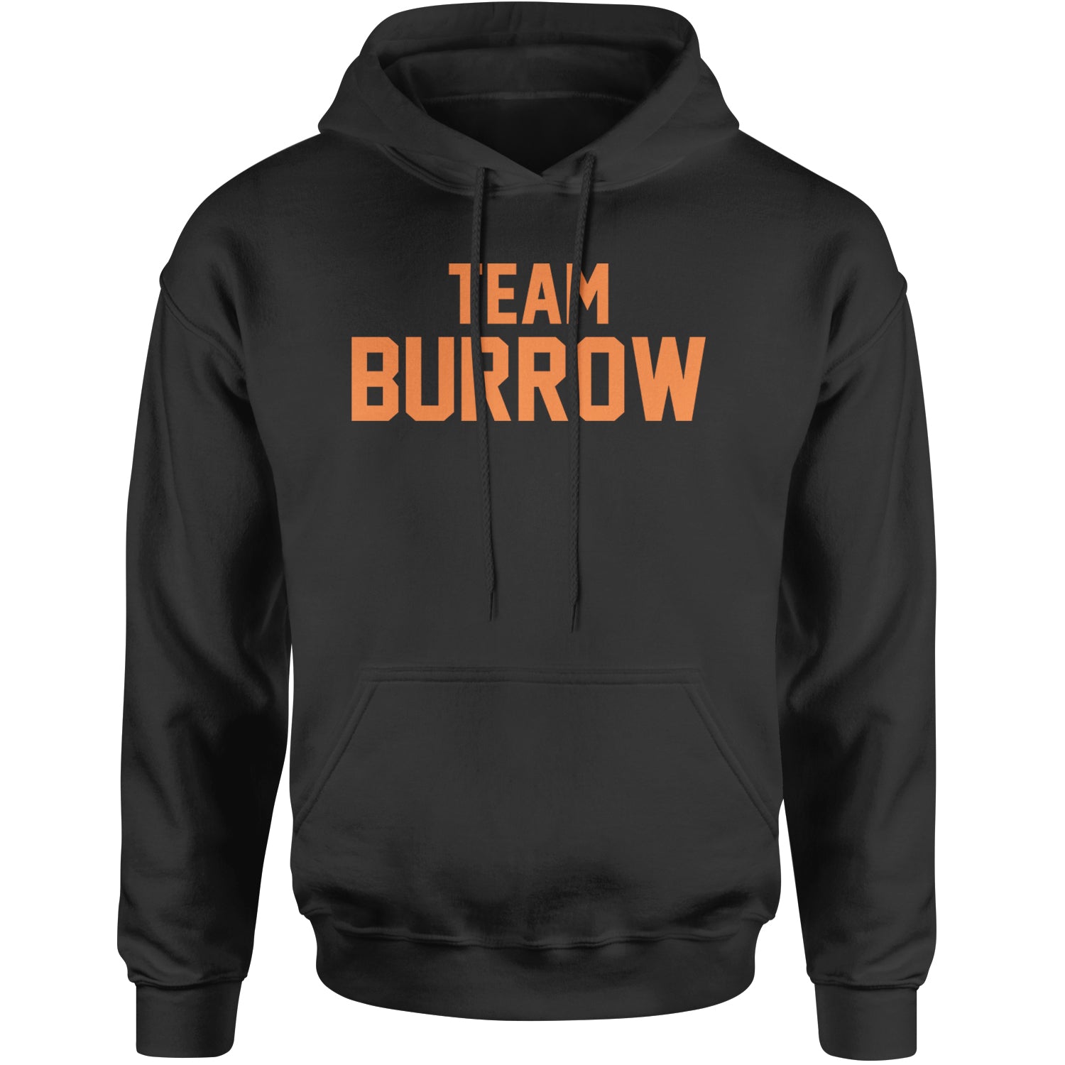 Team Burrow Cincinnati Adult Hoodie Sweatshirt Black