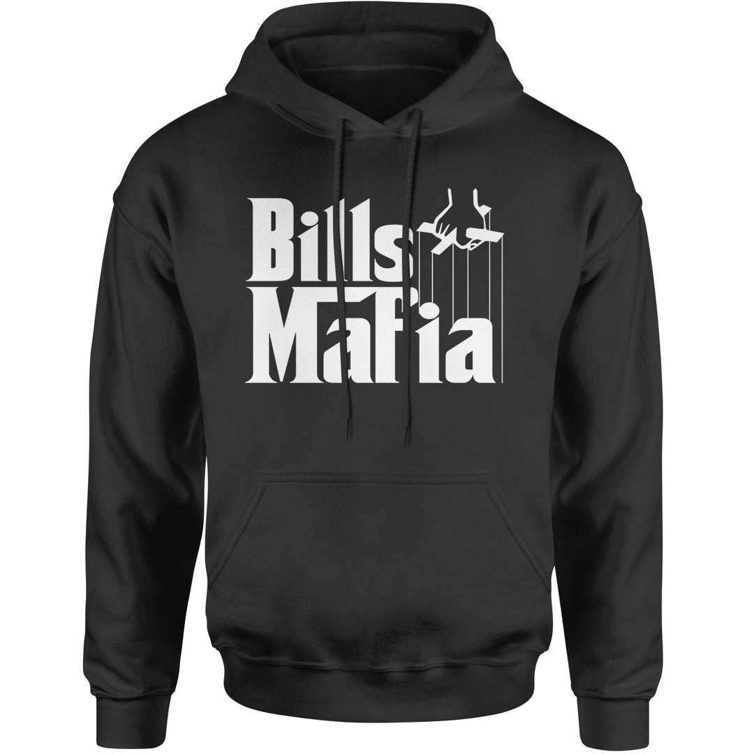 Mafia Bills Mafia Godfather Adult Hoodie Sweatshirt Black