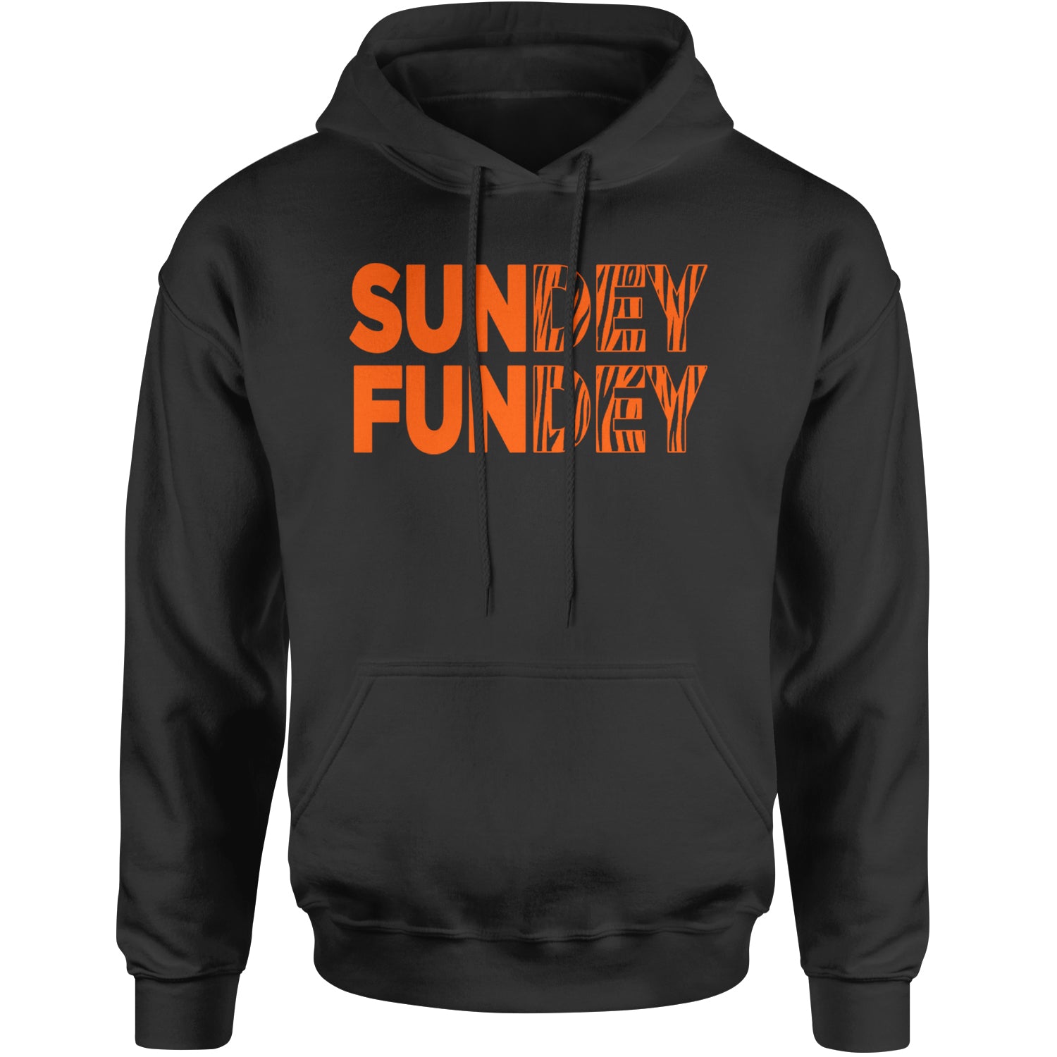 SunDEY FunDEY Sunday FundayAdult Hoodie Sweatshirt Black