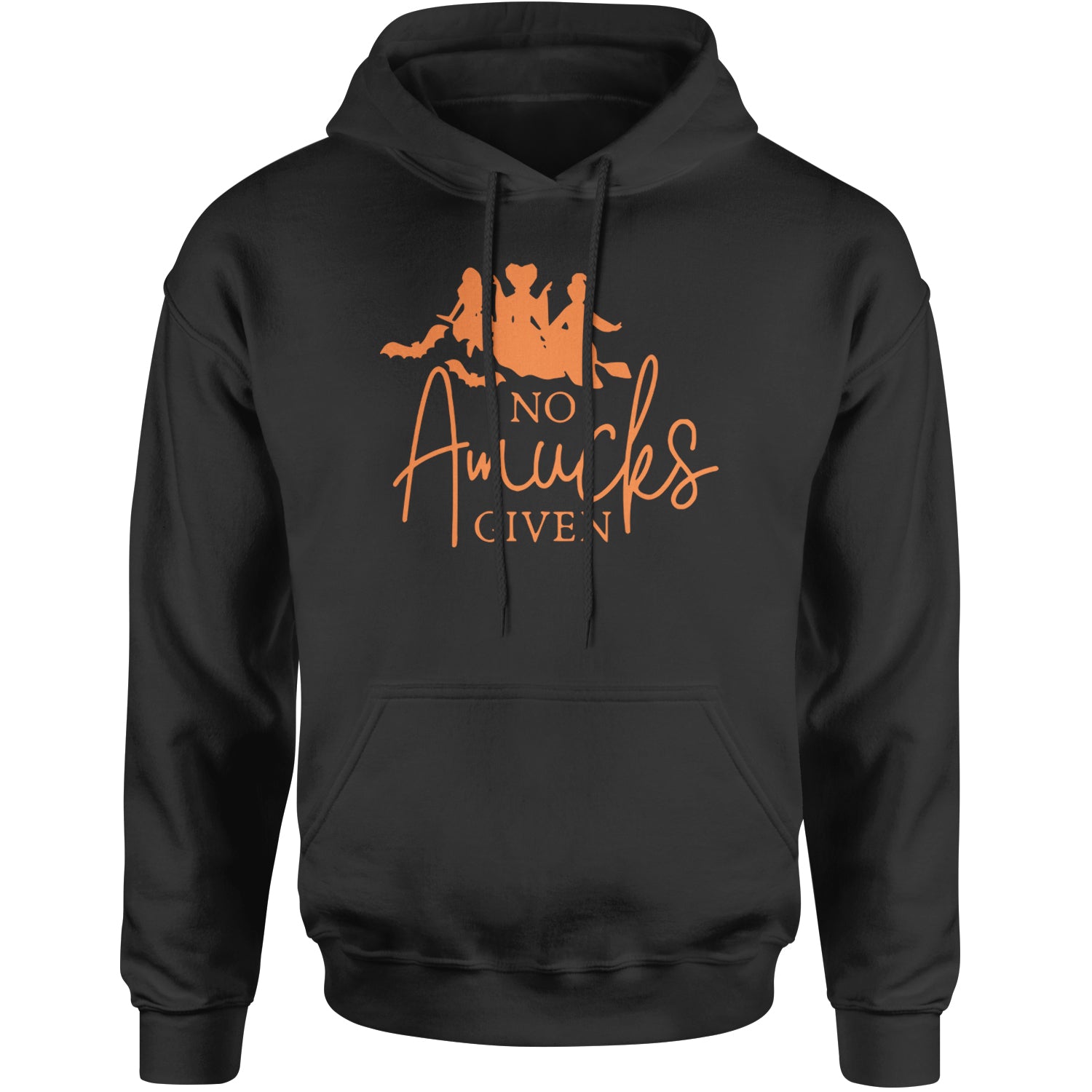 No Amucks Given Hocus Pocus Adult Hoodie Sweatshirt Black