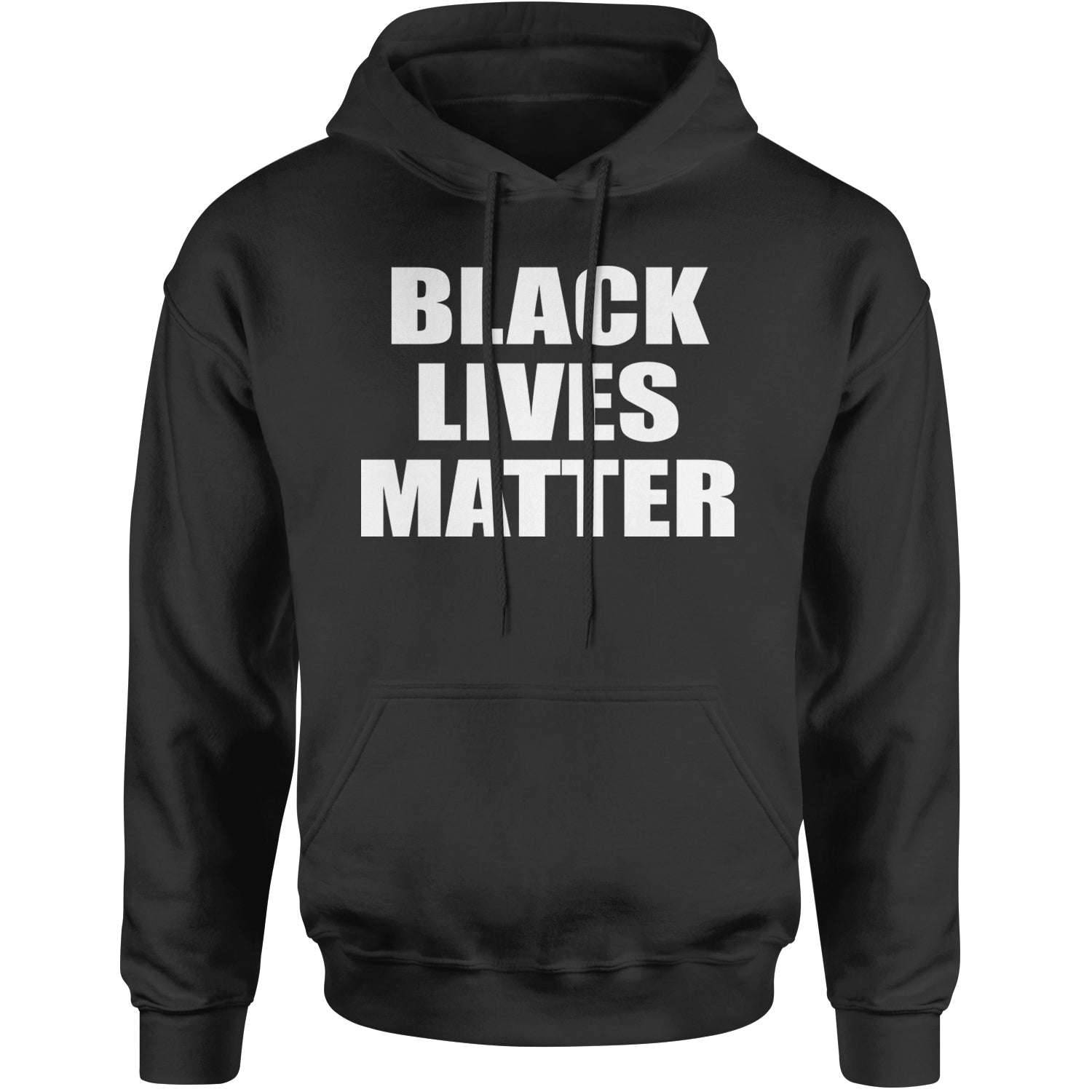 Black Lives Matter BLM Adult Hoodie Sweatshirt Black