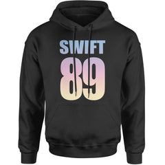Lover Era Swift 89 Birth Year Music Fan TTPD Adult Hoodie Sweatshirt Black