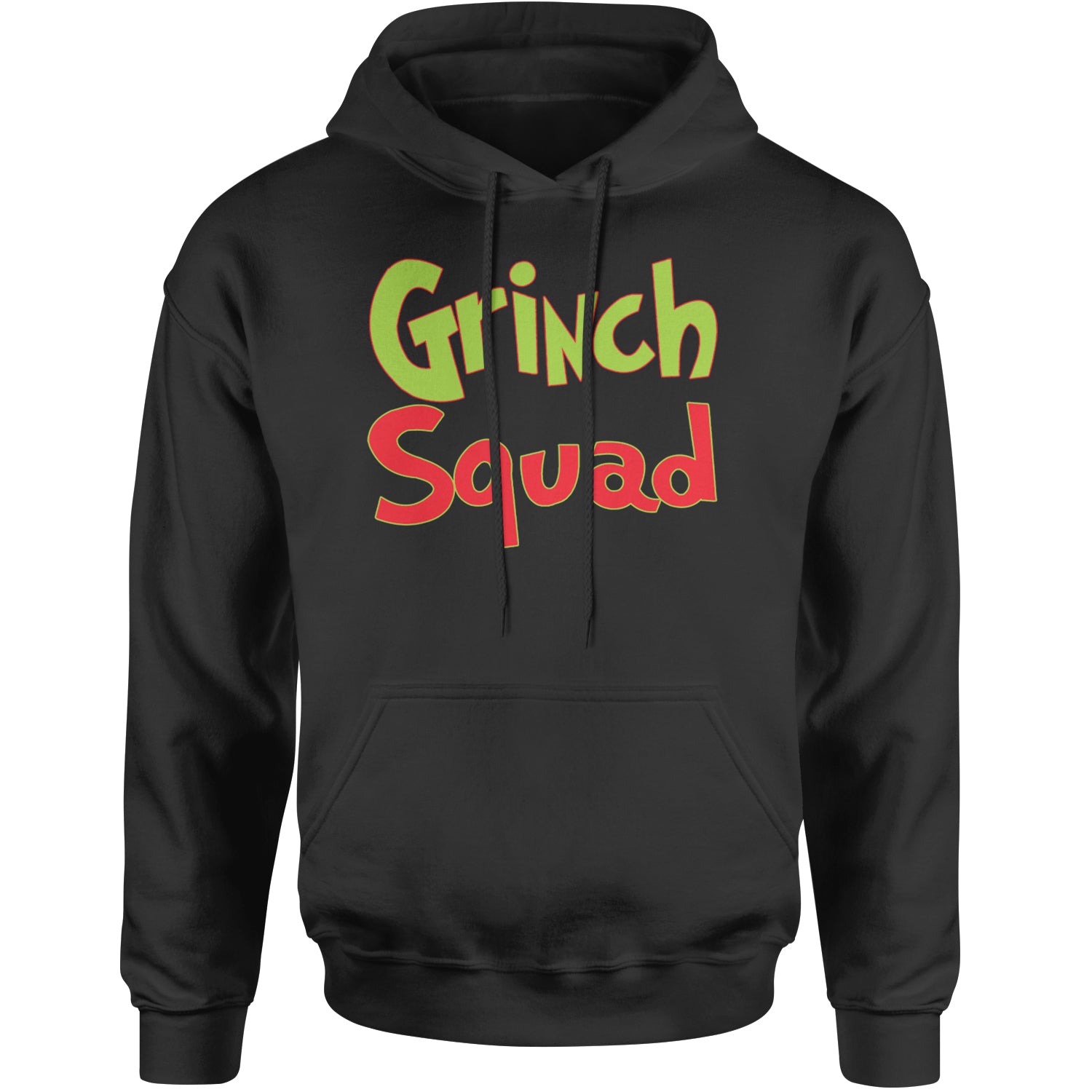 Gr-nch Squad Jolly Grinchmas Merry Christmas Adult Hoodie Sweatshirt Black