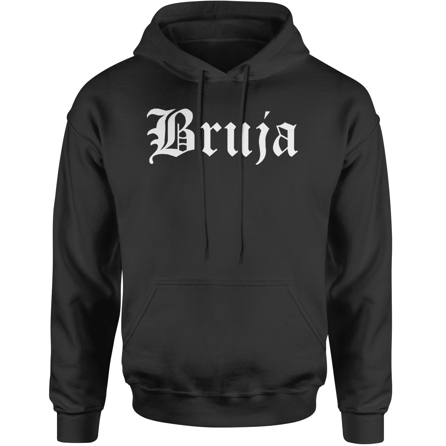 Bruja Gothic Spanish Witch Adult Hoodie Sweatshirt Black