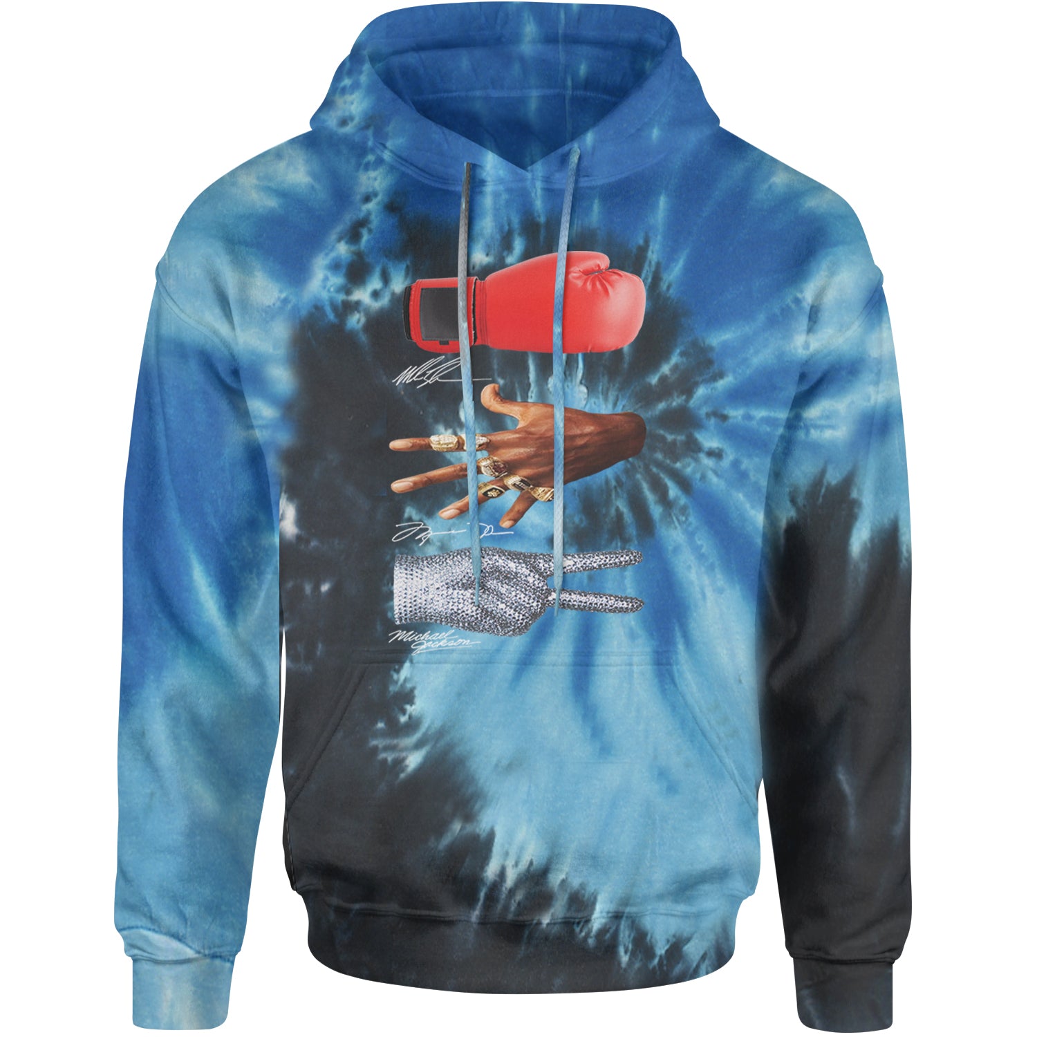 Tyson Jordan Jackson Iconic Michaels Adult Hoodie Sweatshirt Blue Ocean