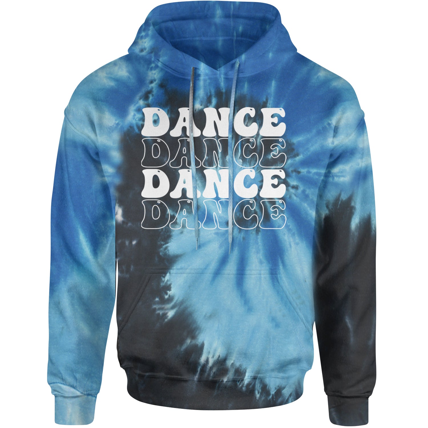 Dance Dance Dance Dance Adult Hoodie Sweatshirt Blue Ocean