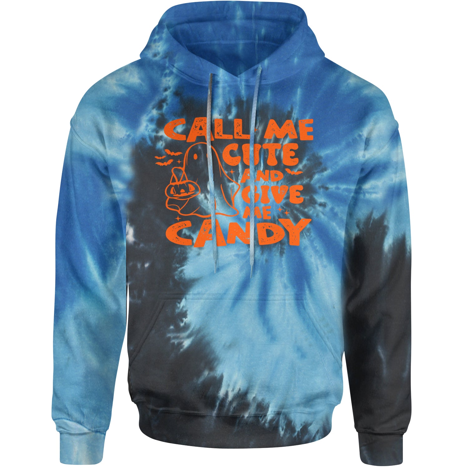 Call Me Cute And Give Me Candy Adult Hoodie Sweatshirt Blue Ocean