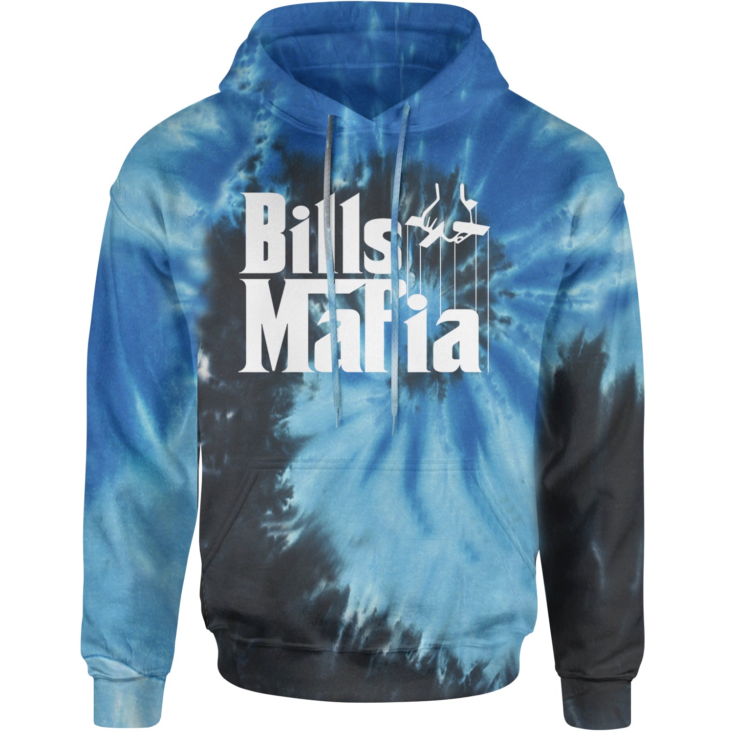 Mafia Bills Mafia Godfather Adult Hoodie Sweatshirt Blue Ocean