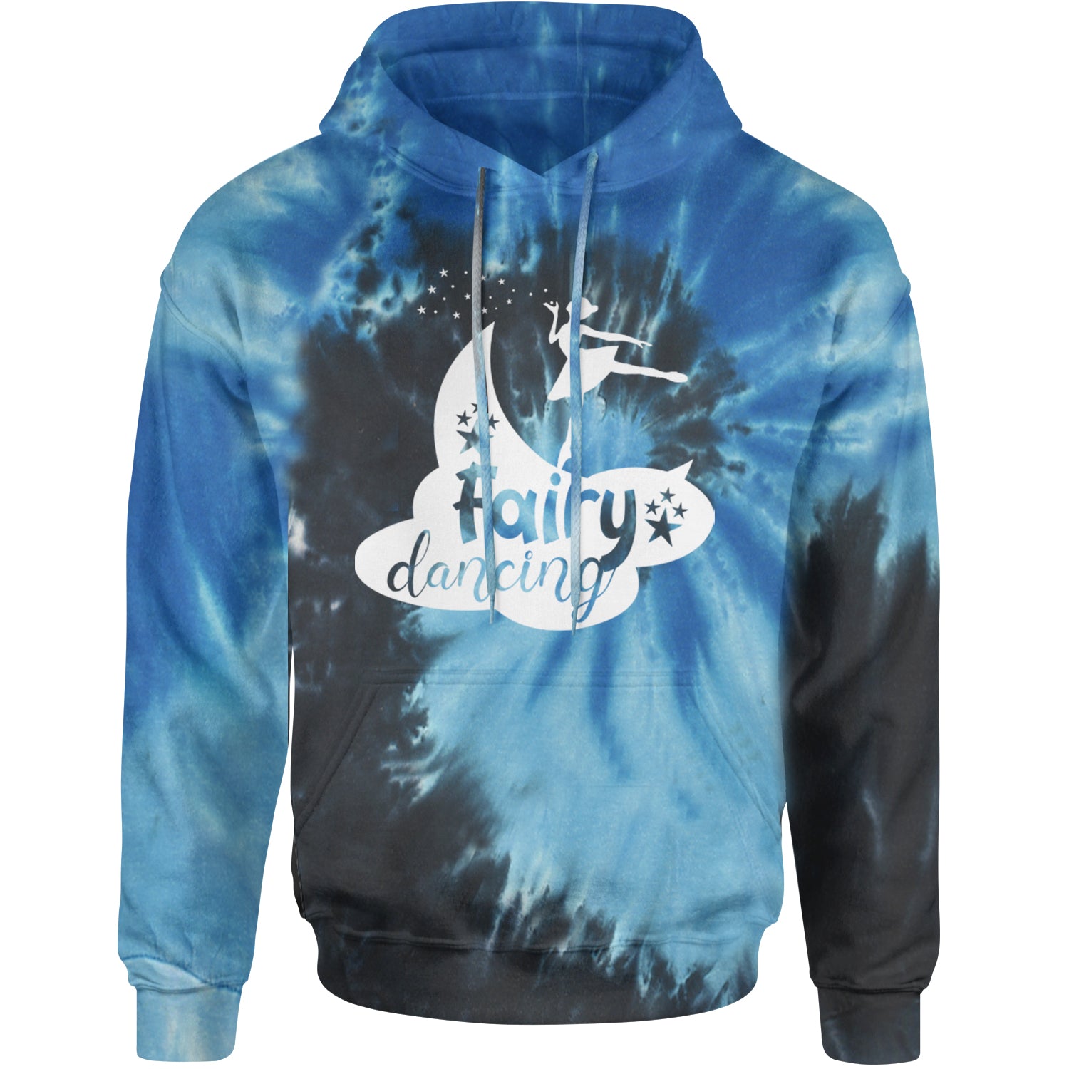 Fairy Dancing Adult Hoodie Sweatshirt Blue Ocean