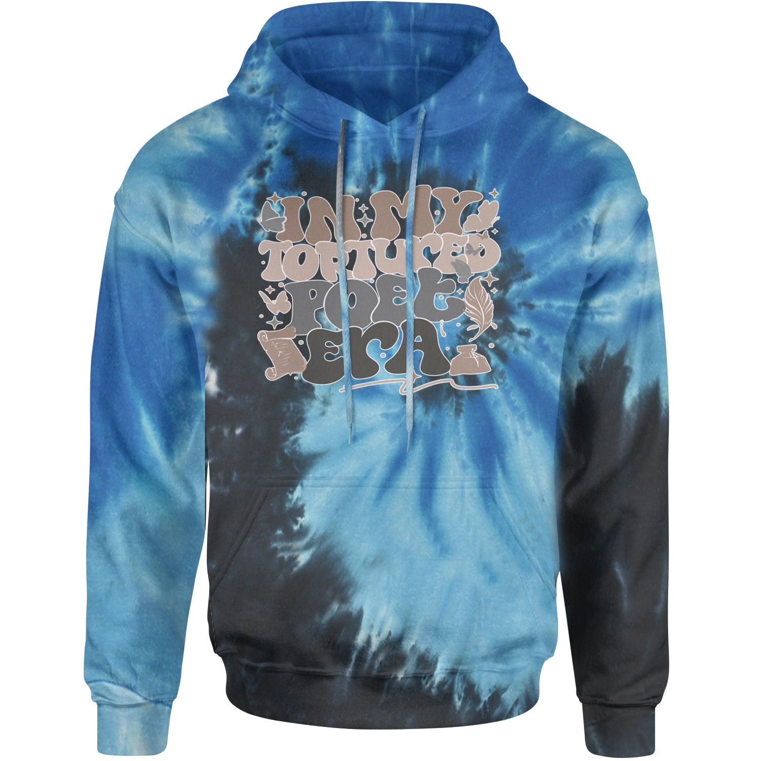 In My Tortured Poet Era TTPD Music Adult Hoodie Sweatshirt Blue Ocean