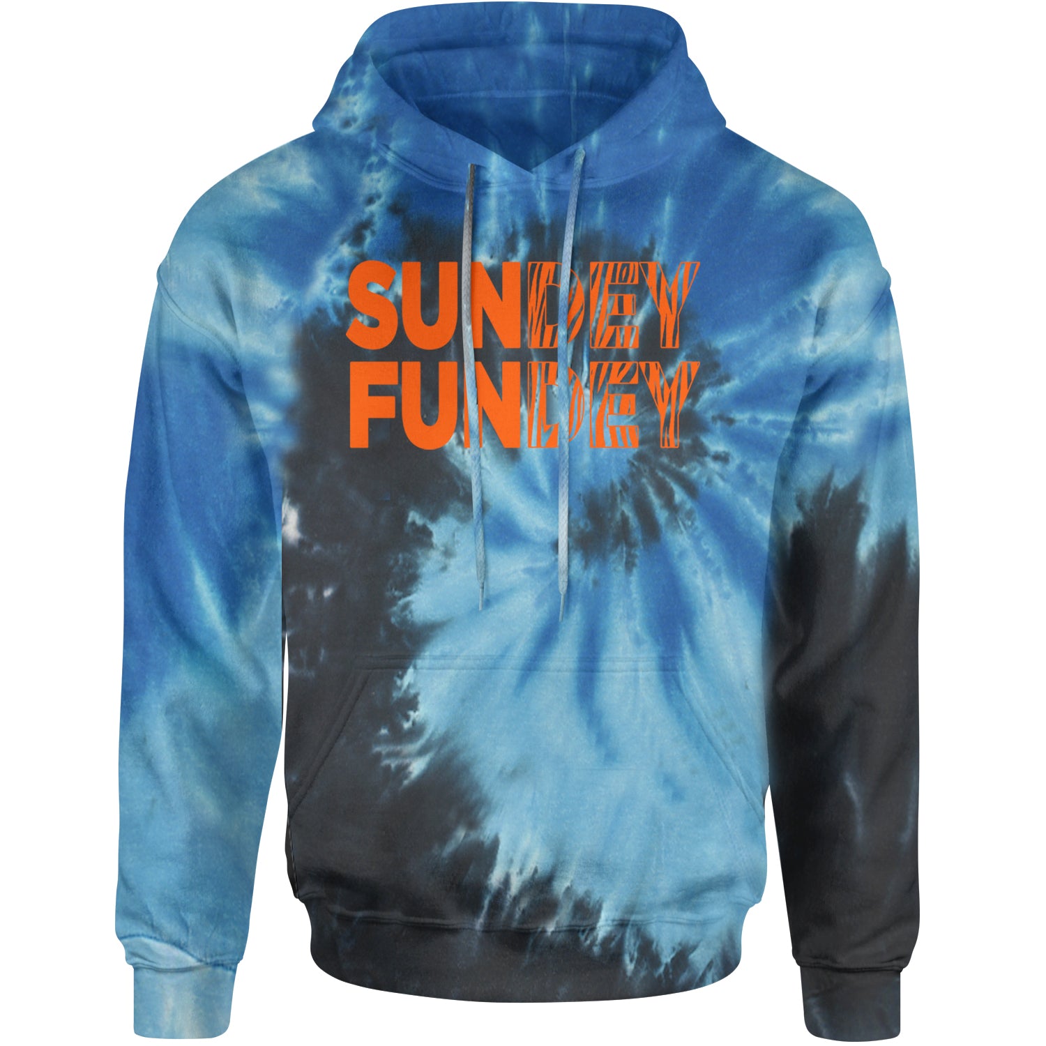 SunDEY FunDEY Sunday FundayAdult Hoodie Sweatshirt Blue Ocean