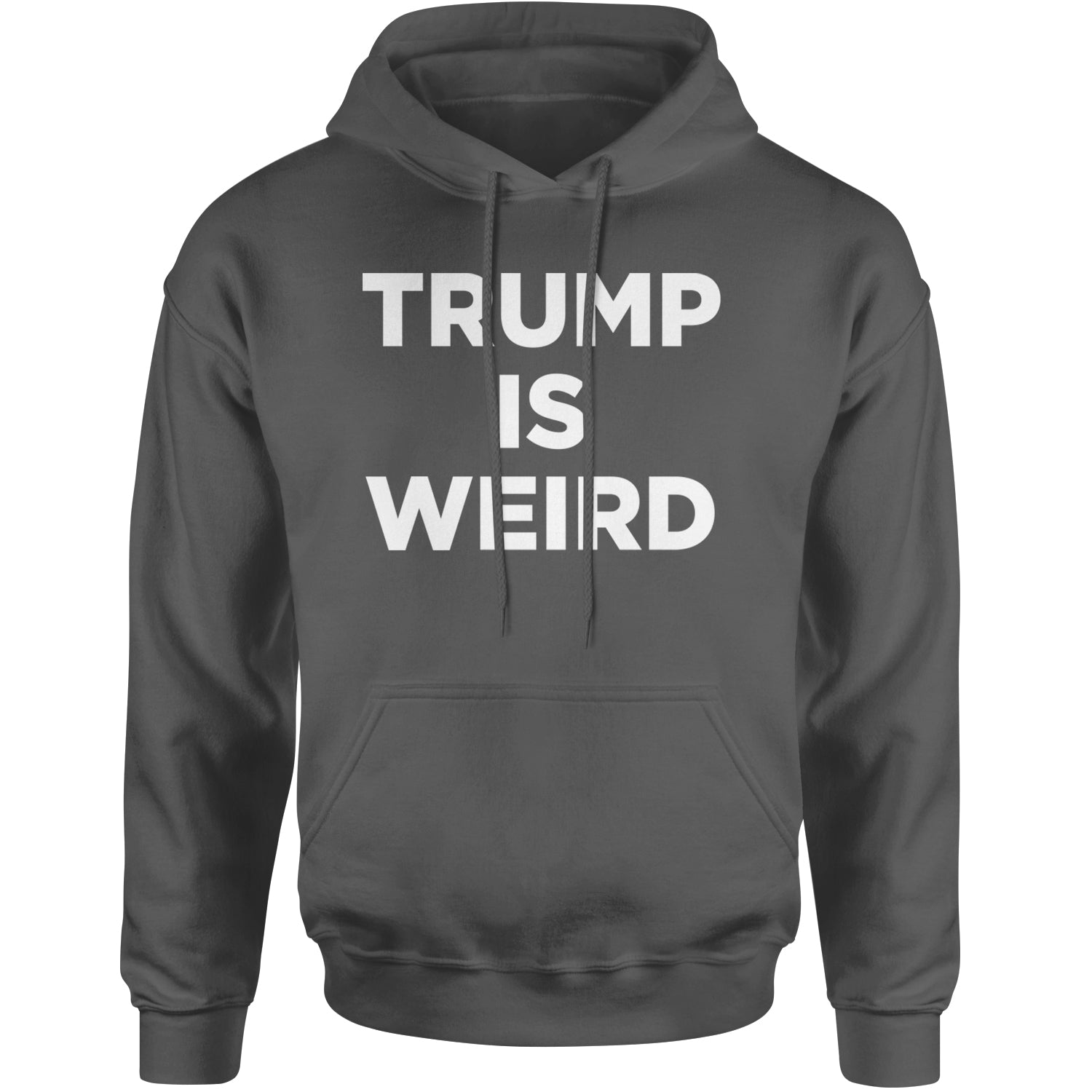 Trump Is Weird Vote Blue Adult Hoodie Sweatshirt Black