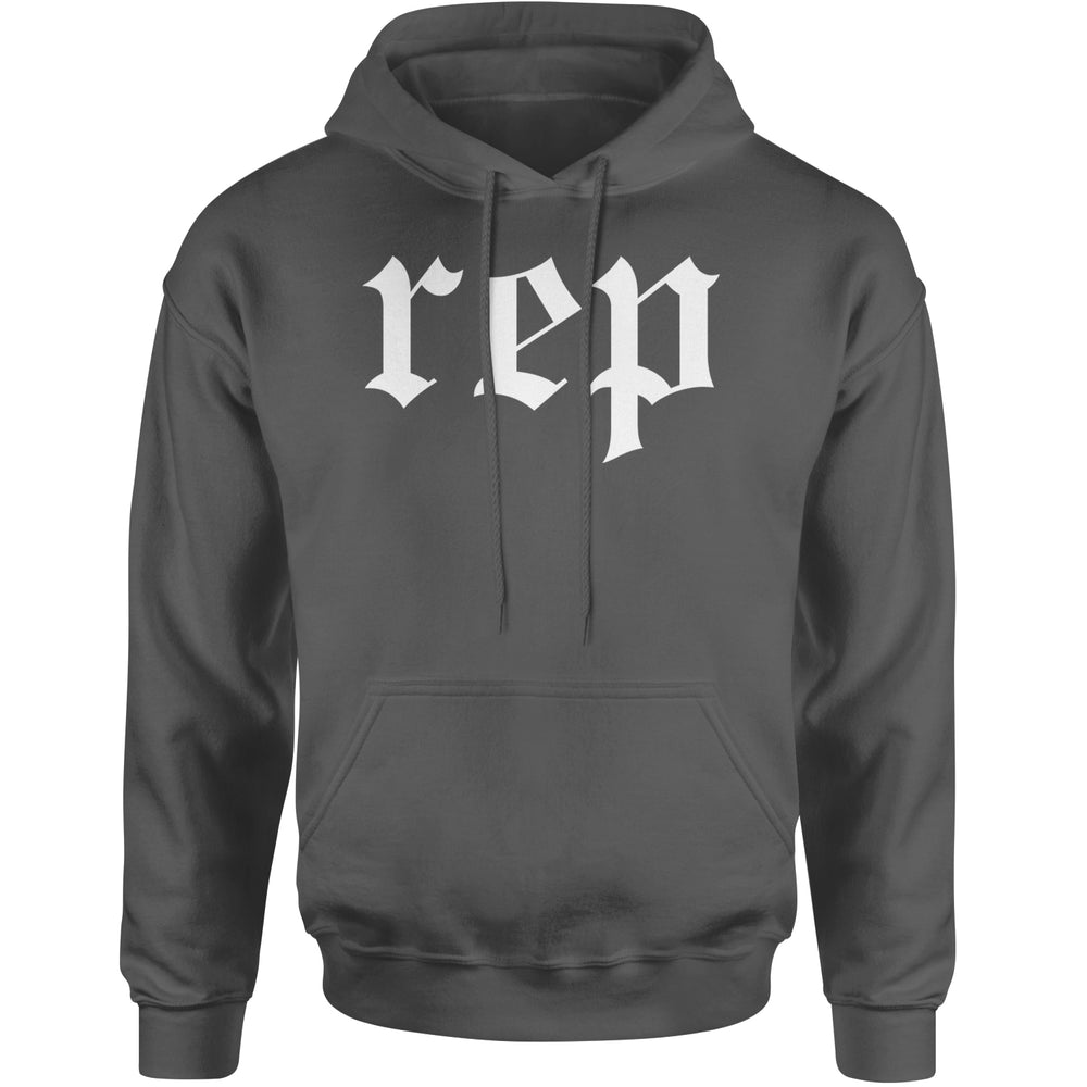 REP Reputation Eras Music Lover Gift Fan Favorite Adult Hoodie Sweatshirt Charcoal Grey