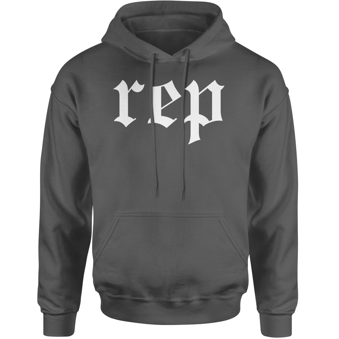 REP Reputation Eras Music Lover Gift Fan Favorite Adult Hoodie Sweatshirt Charcoal Grey