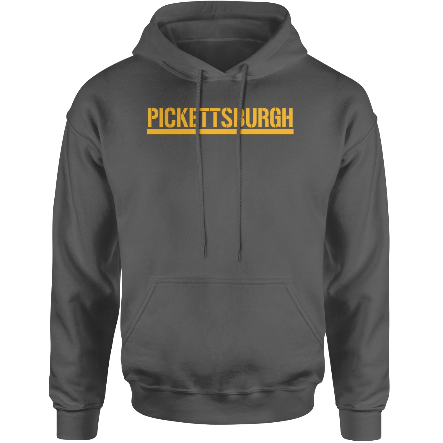 Pickettsburgh Pittsburgh Football Adult Hoodie Sweatshirt Charcoal Grey