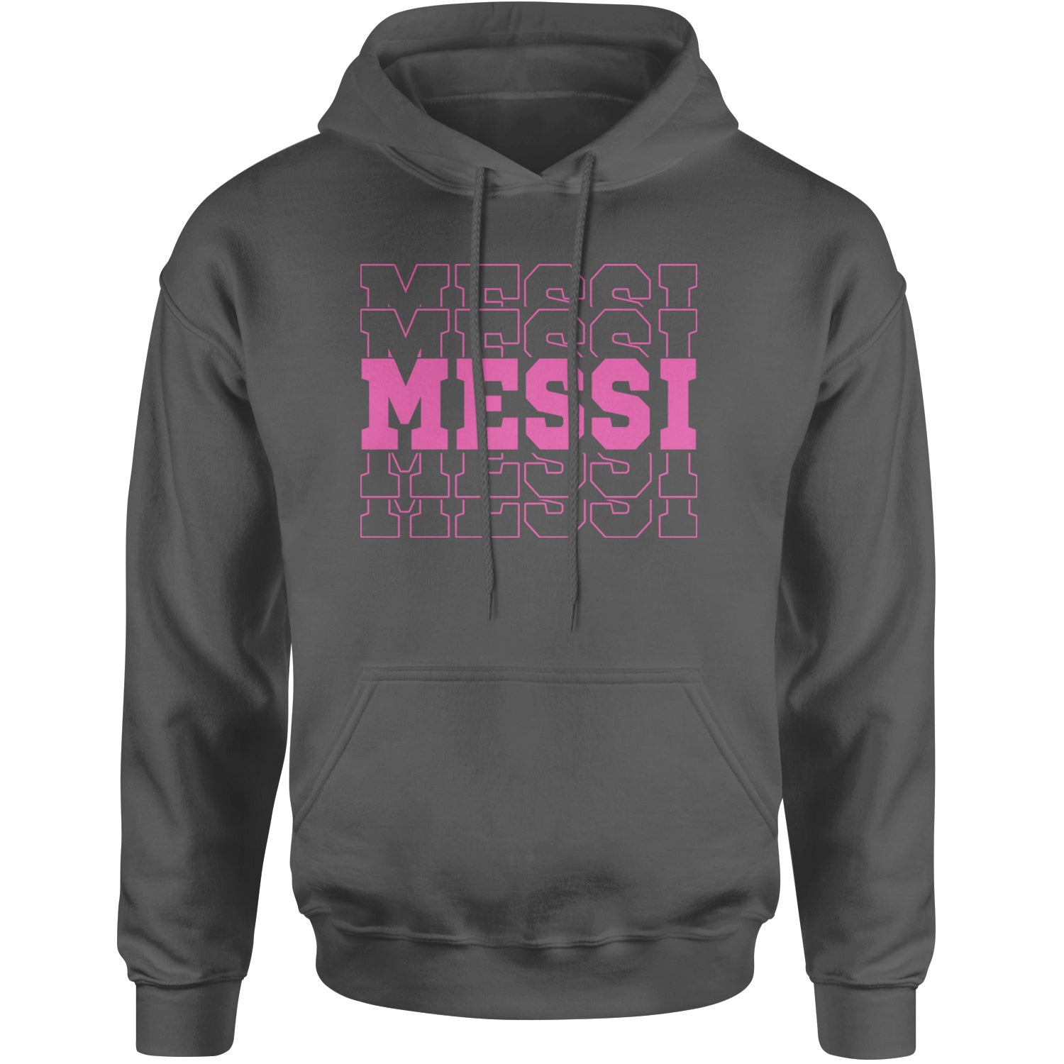 Messi Miami Futbol Adult Hoodie Sweatshirt Black