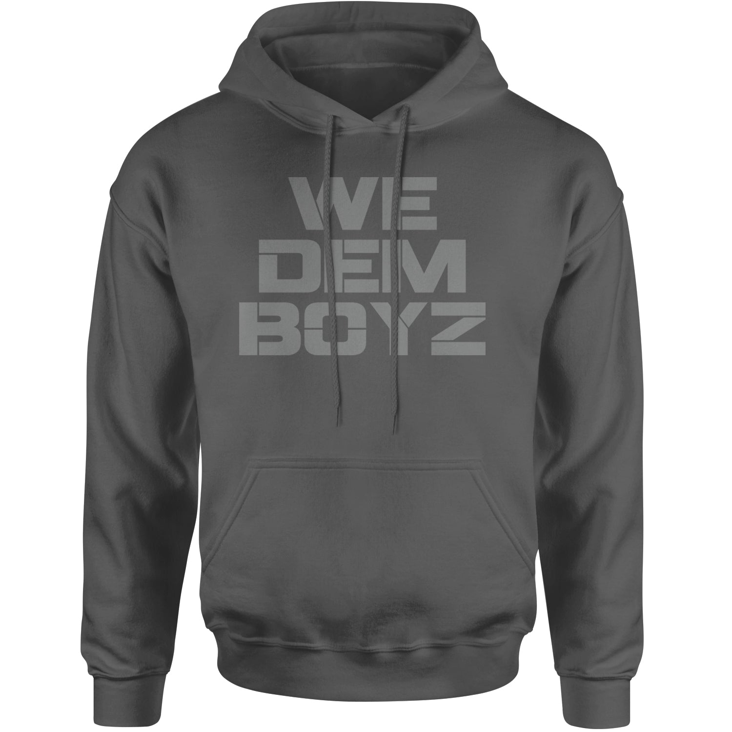 WE Dem Boys Dallas  Adult Hoodie Sweatshirt Charcoal Grey