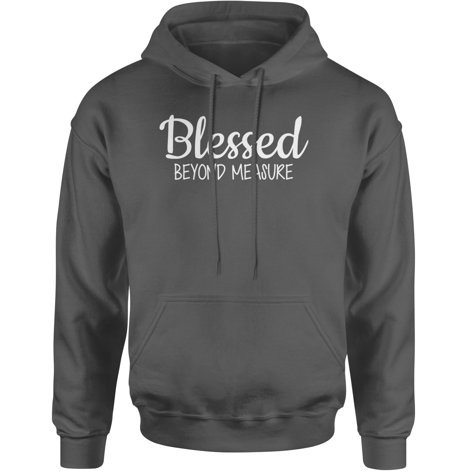 Blessed Beyond Measure Adult Hoodie Sweatshirt Black