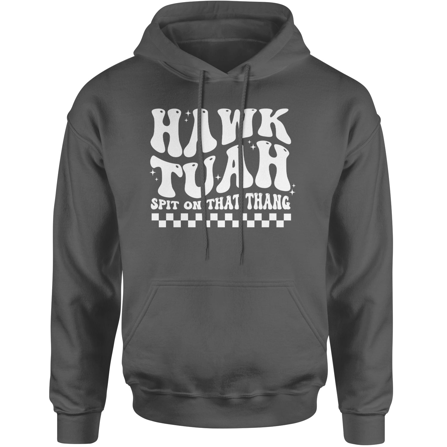 Hawk Tuah Spit On That Thang Adult Hoodie Sweatshirt Black