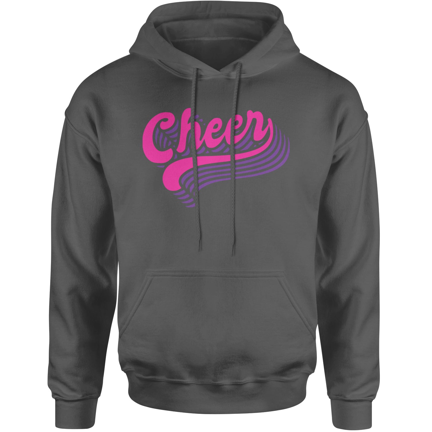 Cheer Pride Adult Hoodie Sweatshirt Black