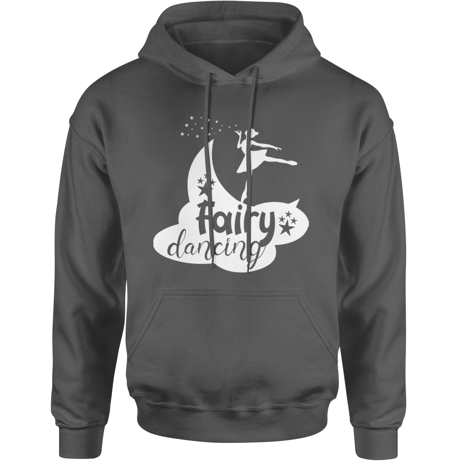 Fairy Dancing Adult Hoodie Sweatshirt Black