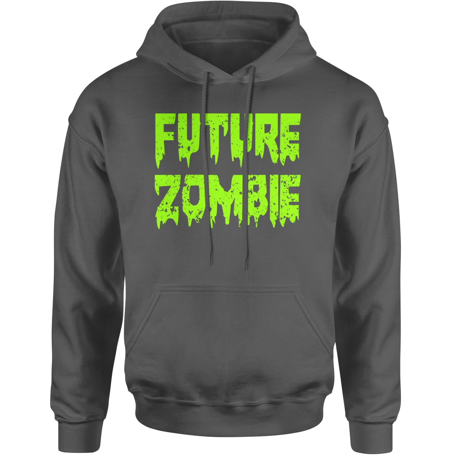 Future Zombie Horror Adult Hoodie Sweatshirt Black