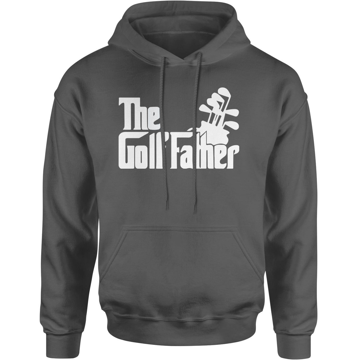 The Golf Father Golfing Dad  Adult Hoodie Sweatshirt Black