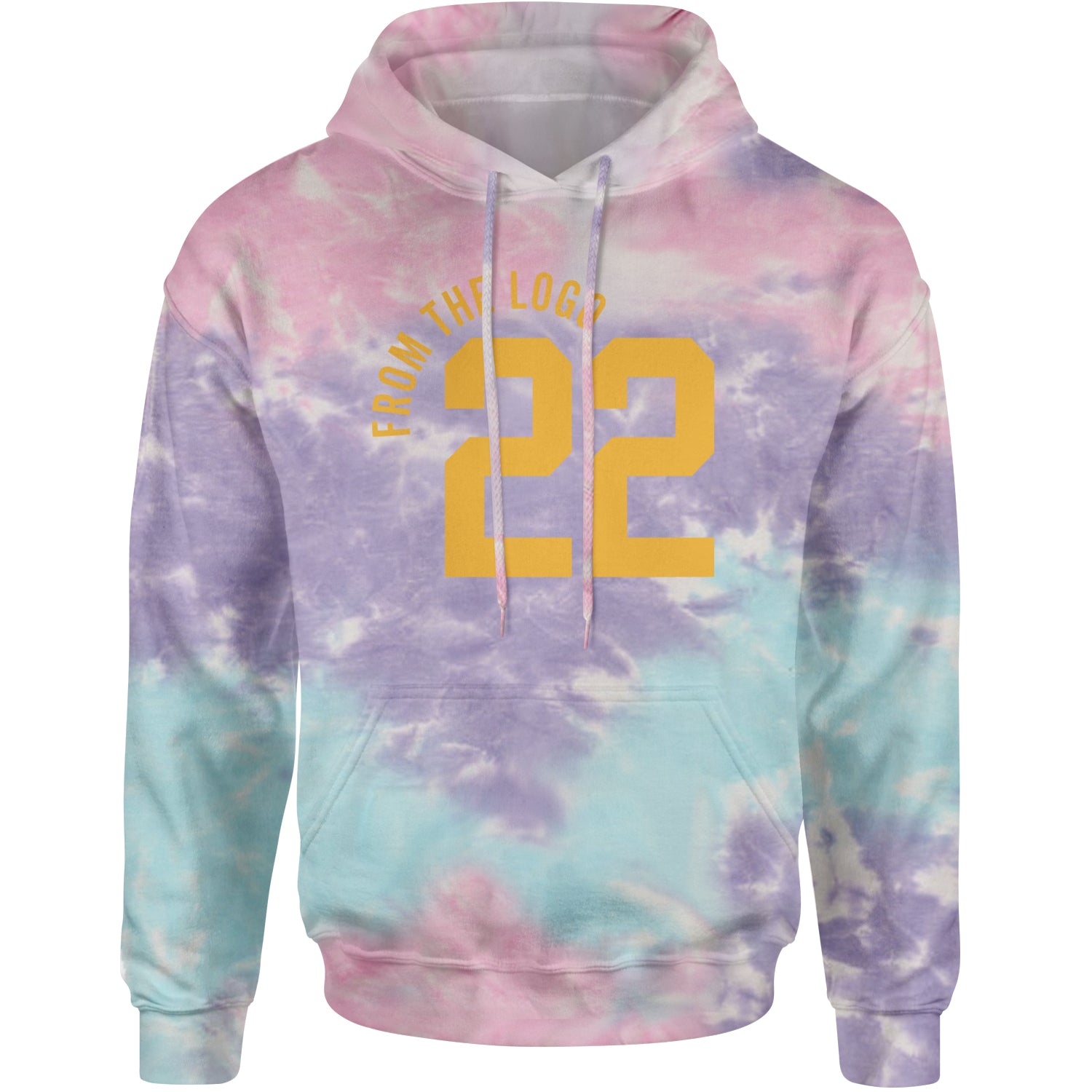 From The Logo #22 Basketball Adult Hoodie Sweatshirt Cotton Candy