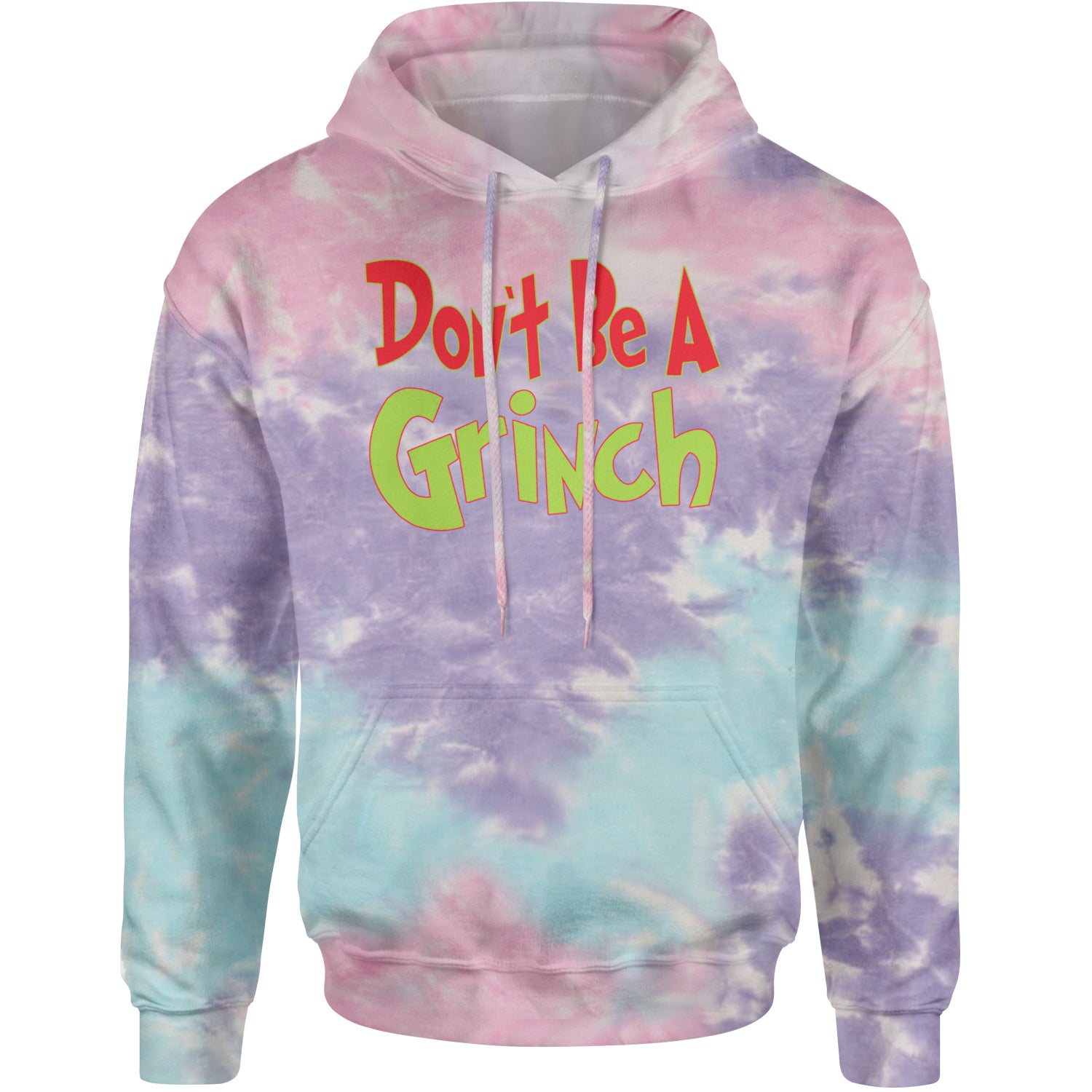 Don't Be A Gr-nch Jolly Grinchmas Merry Christmas Adult Hoodie Sweatshirt Cotton Candy