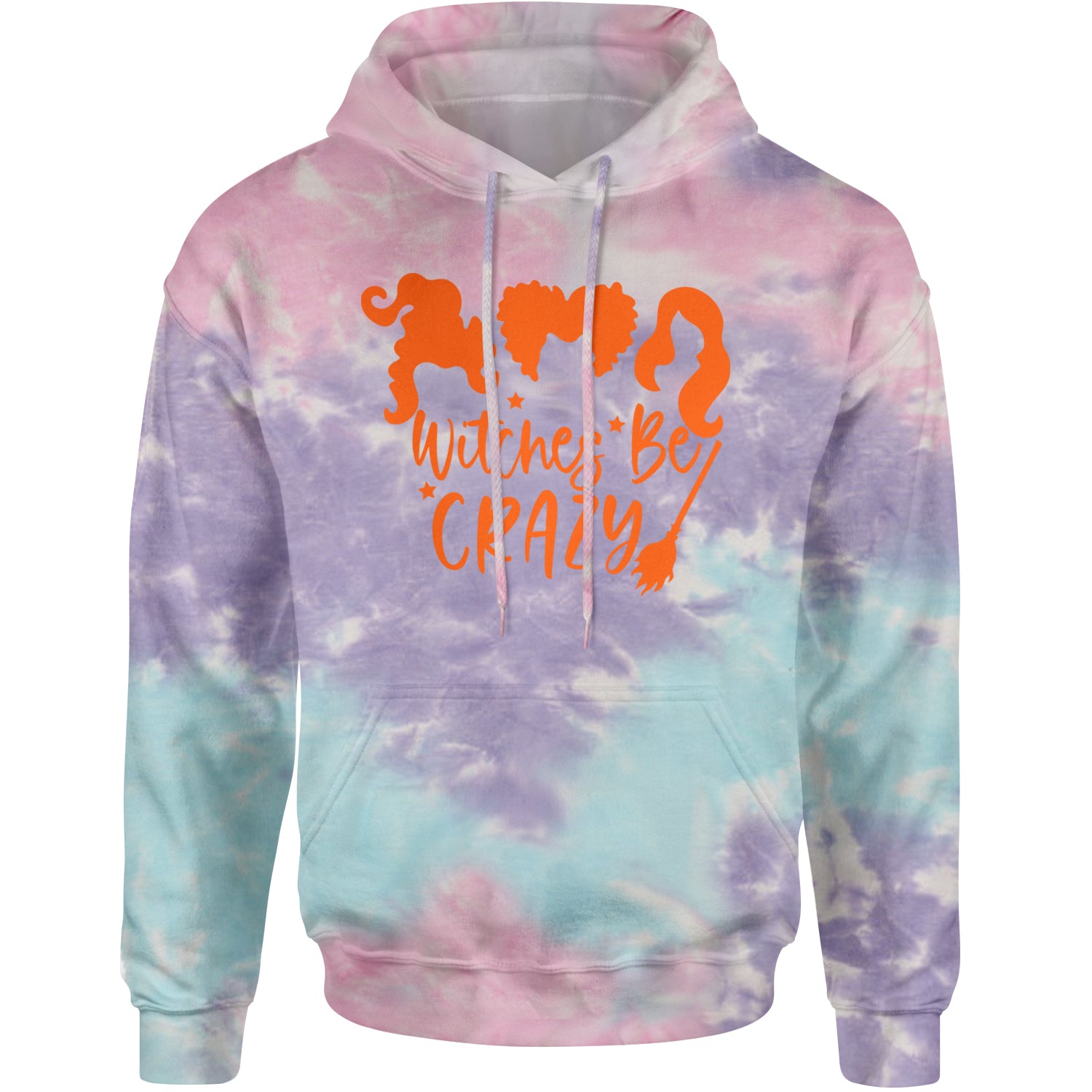 Witches Be Crazy Hocus Pocus Adult Hoodie Sweatshirt Cotton Candy