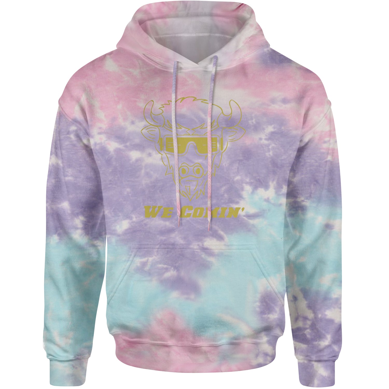 We Coming Coach Prime Colorado Adult Hoodie Sweatshirt Cotton Candy