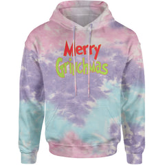 Merry Grinchmas Jolly Merry Christmas Adult Hoodie Sweatshirt Cotton Candy
