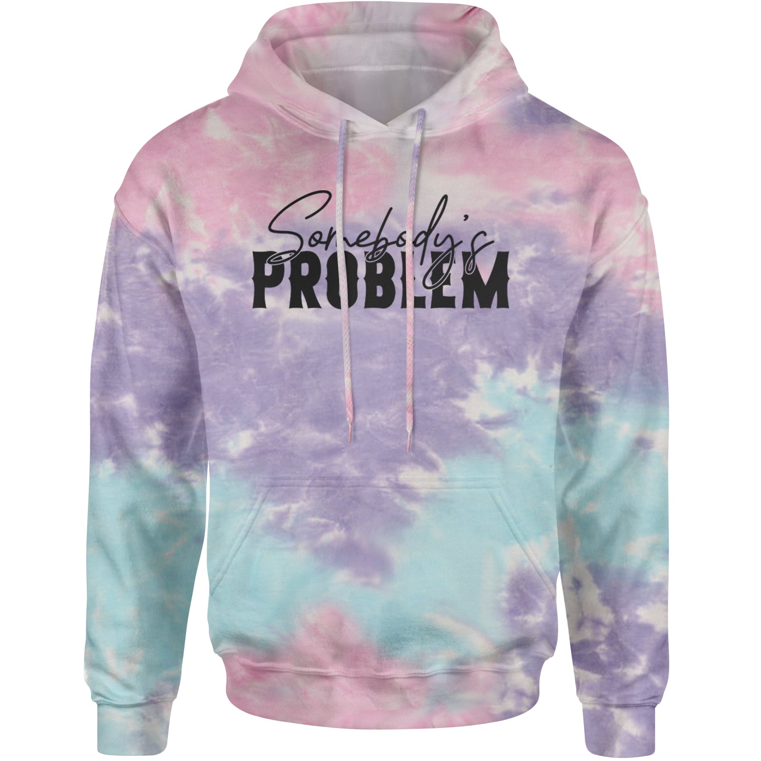 Somebody's Problem Country Music Western Adult Hoodie Sweatshirt Cotton Candy