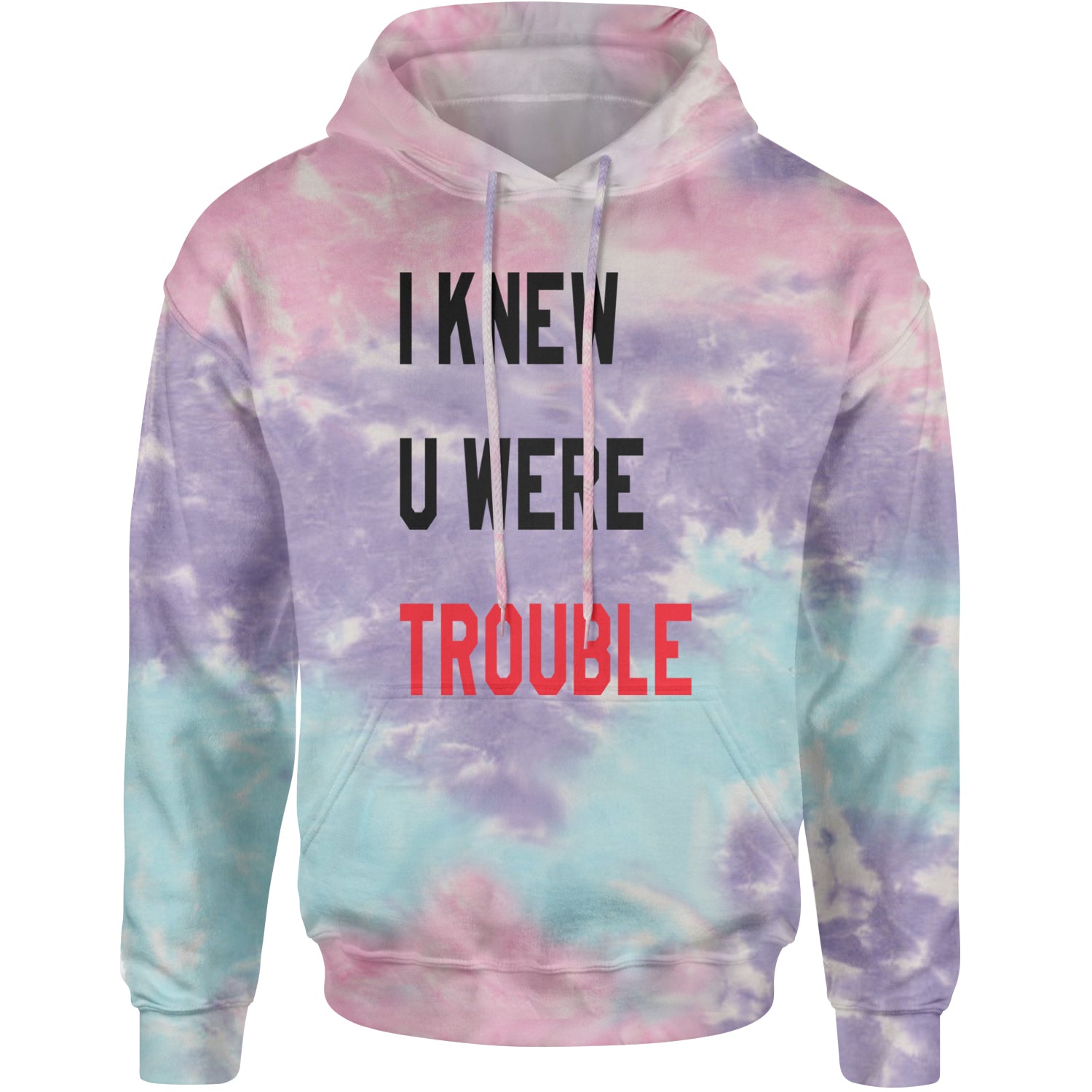 I Knew You Were Trouble New TTPD Era Adult Hoodie Sweatshirt Cotton Candy