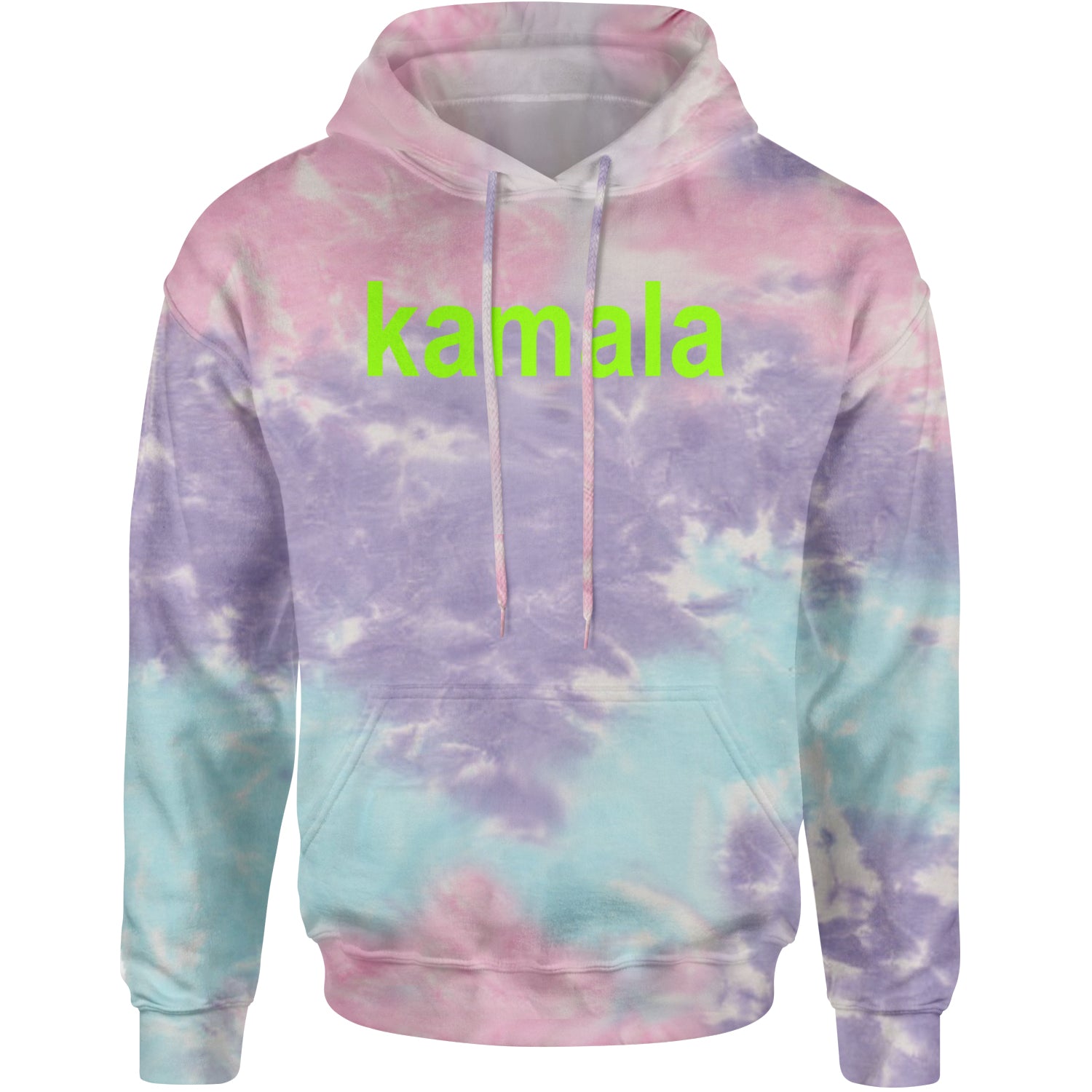 Kamala Bright Green Brat Coconut Tree Adult Hoodie Sweatshirt Cotton Candy