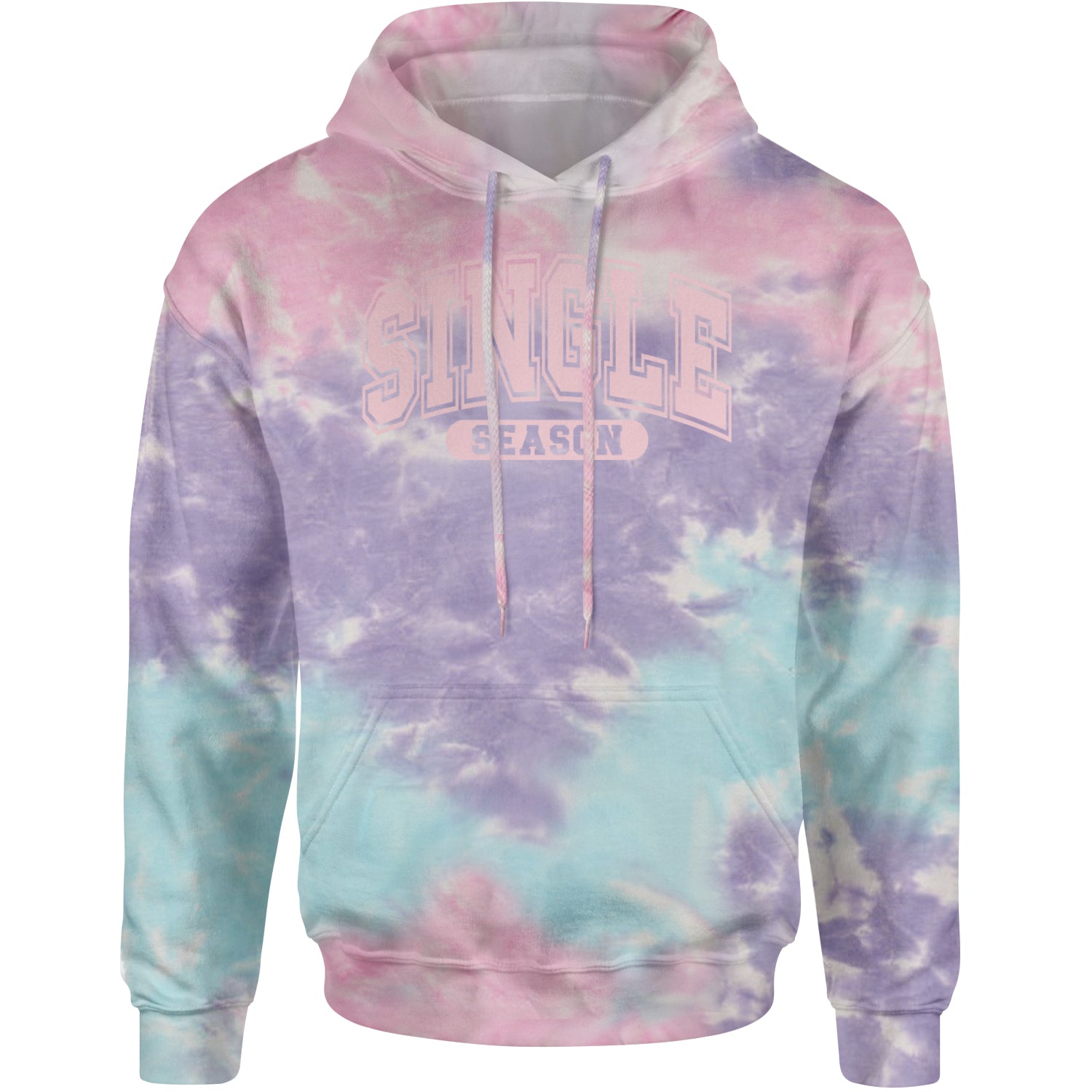 Single Season Valentine's Day Adult Hoodie Sweatshirt Cotton Candy