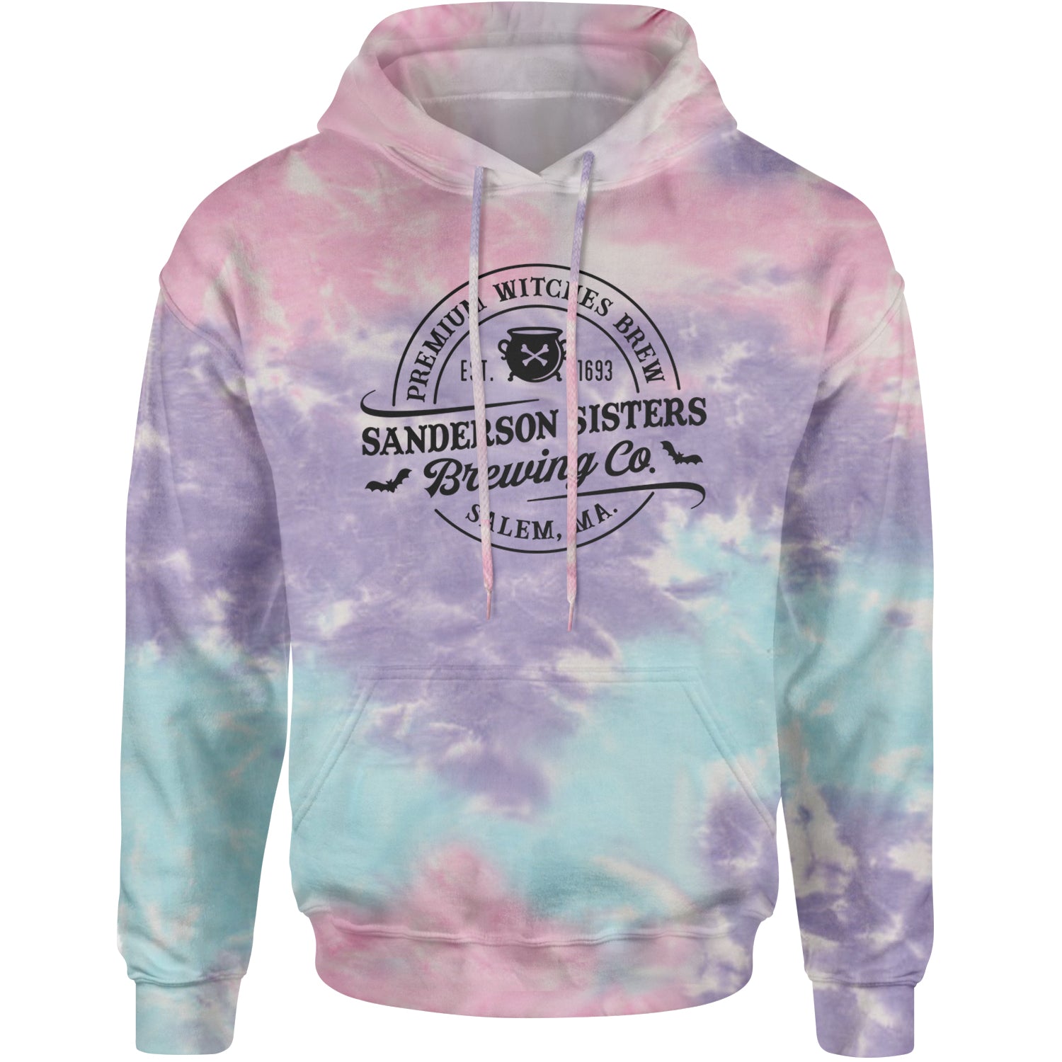 Sanderson Sisters Brewing Company Witches Brew Adult Hoodie Sweatshirt Cotton Candy