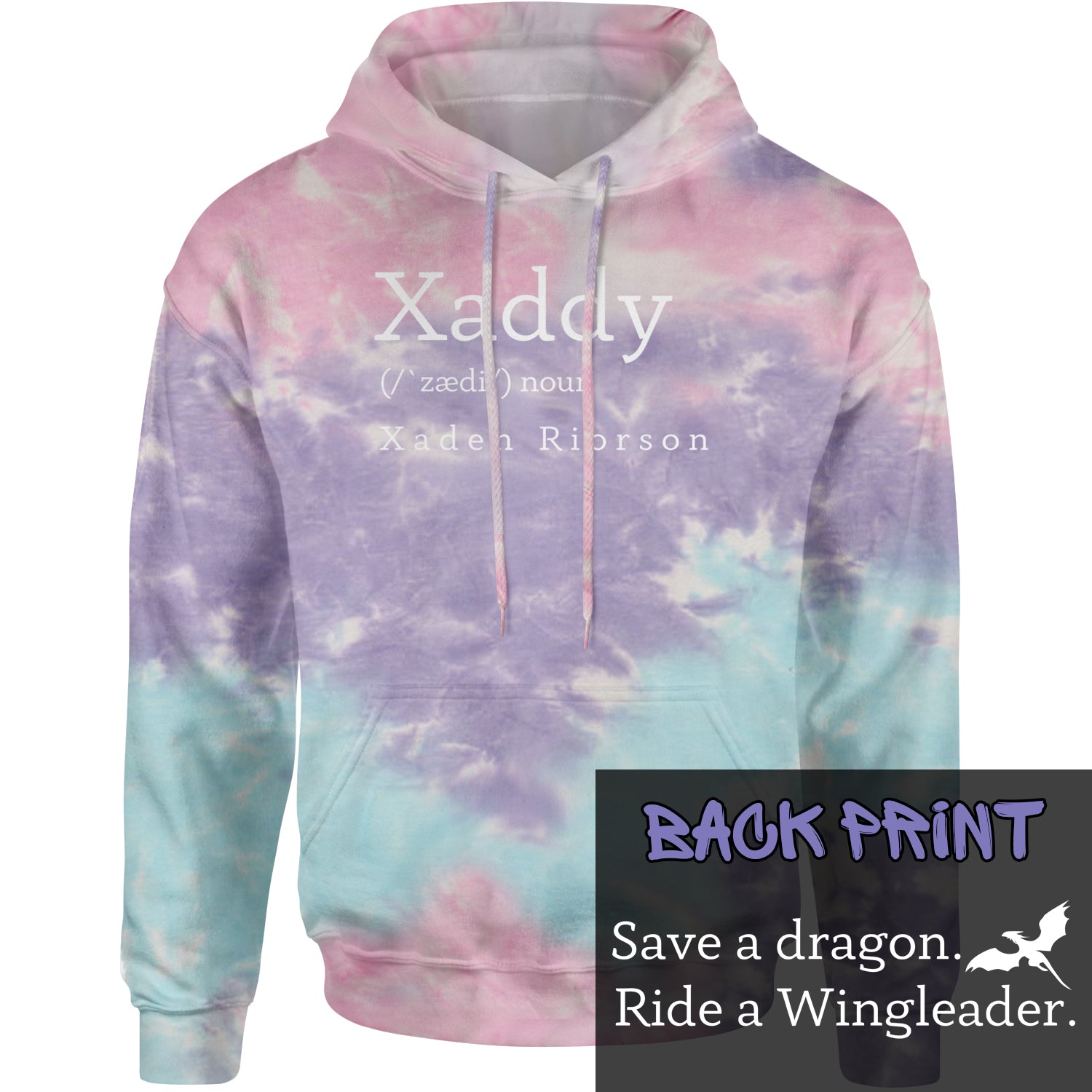 Xaddy Save A Dragon Ride A Wingleader Adult Hoodie Sweatshirt Cotton Candy