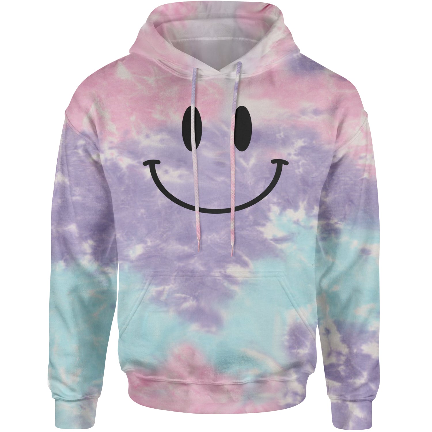 Smile Face Adult Hoodie Sweatshirt Cotton Candy