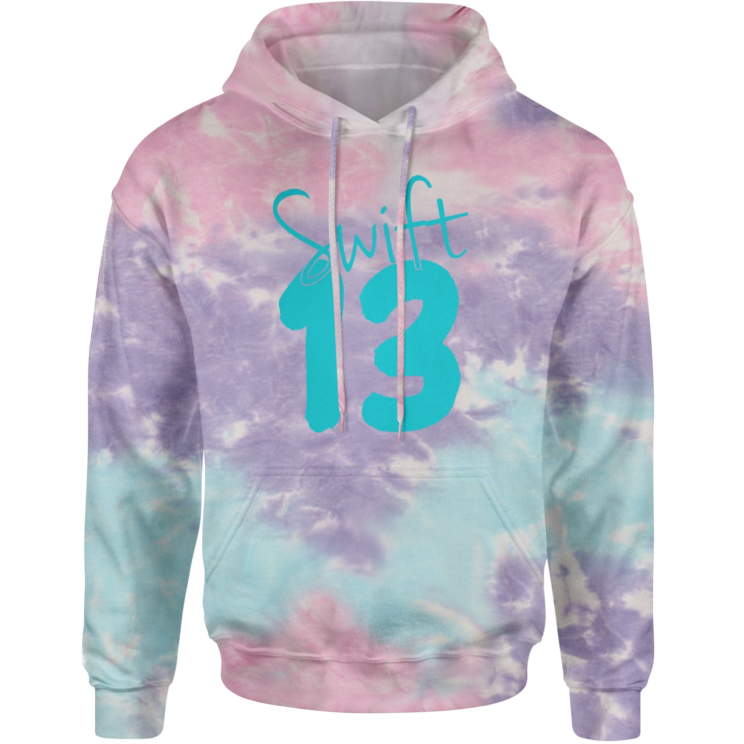 13 Swift 13 Lucky Number Era TTPD Adult Hoodie Sweatshirt Cotton Candy
