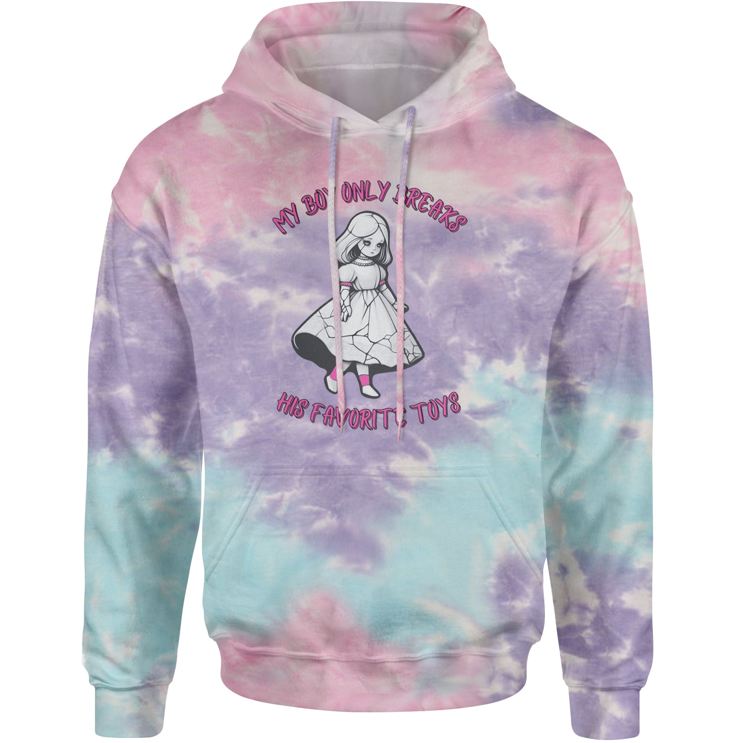 My Boy Only Breaks His Favorite Toys TTPD Music Adult Hoodie Sweatshirt Cotton Candy